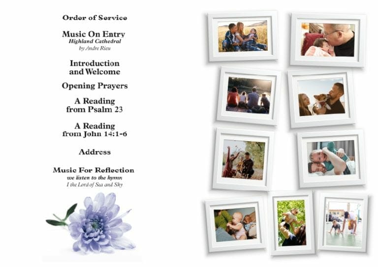 This is an image of cremation service order