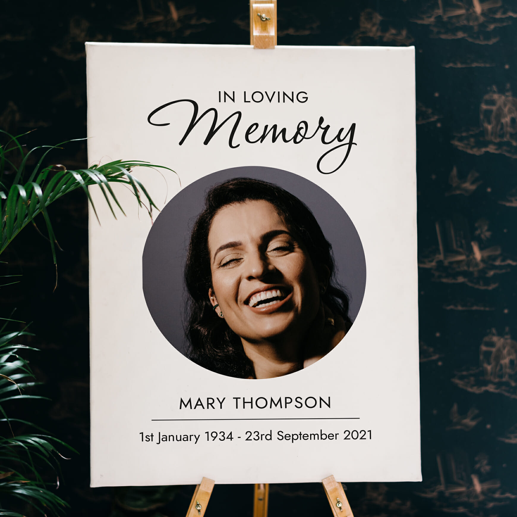Funeral memory board  57