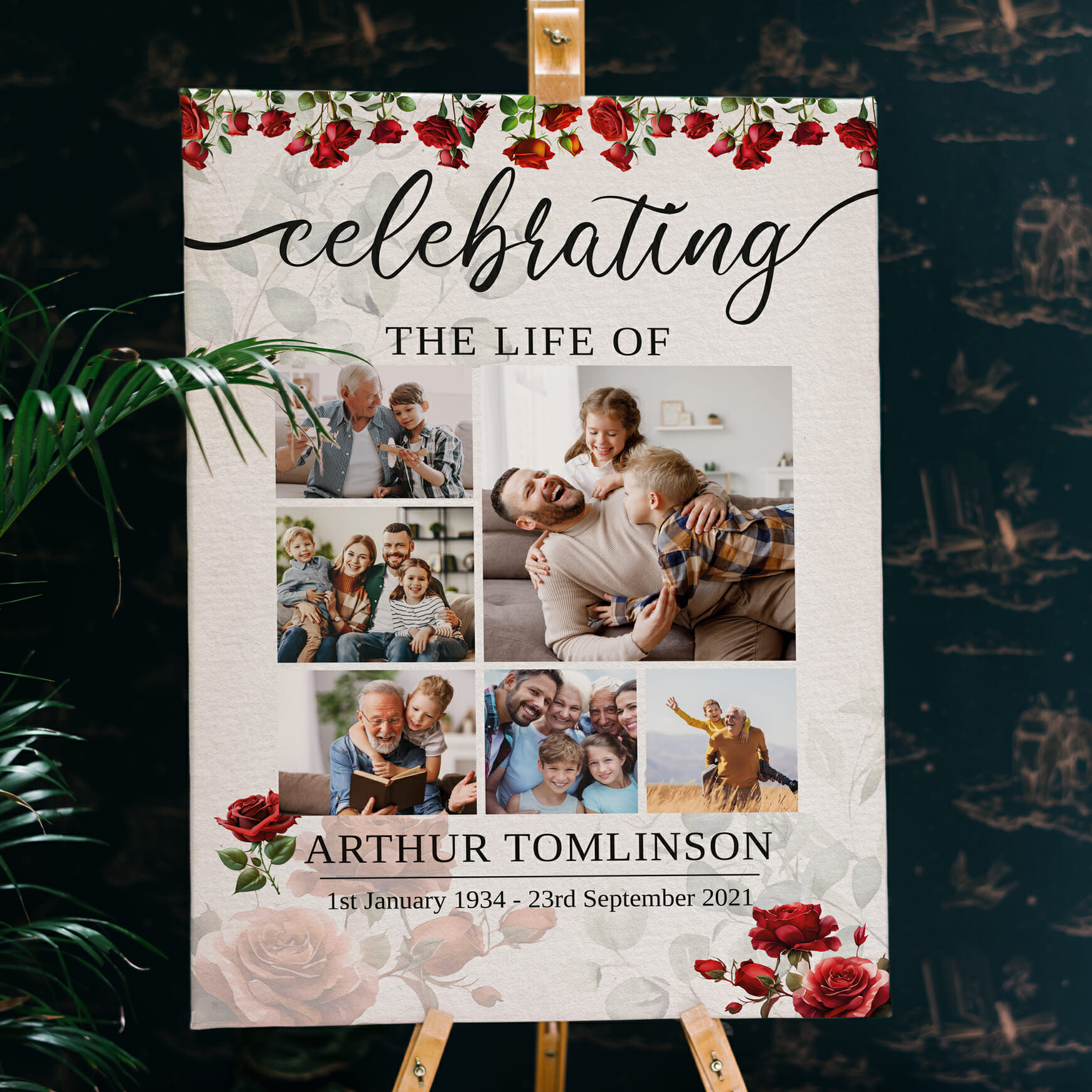Funeral memory board  36