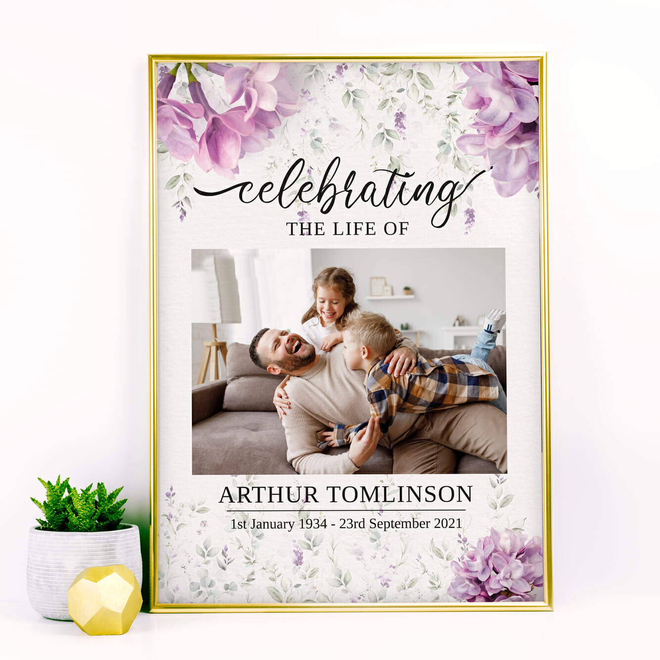 Funeral memory board  25