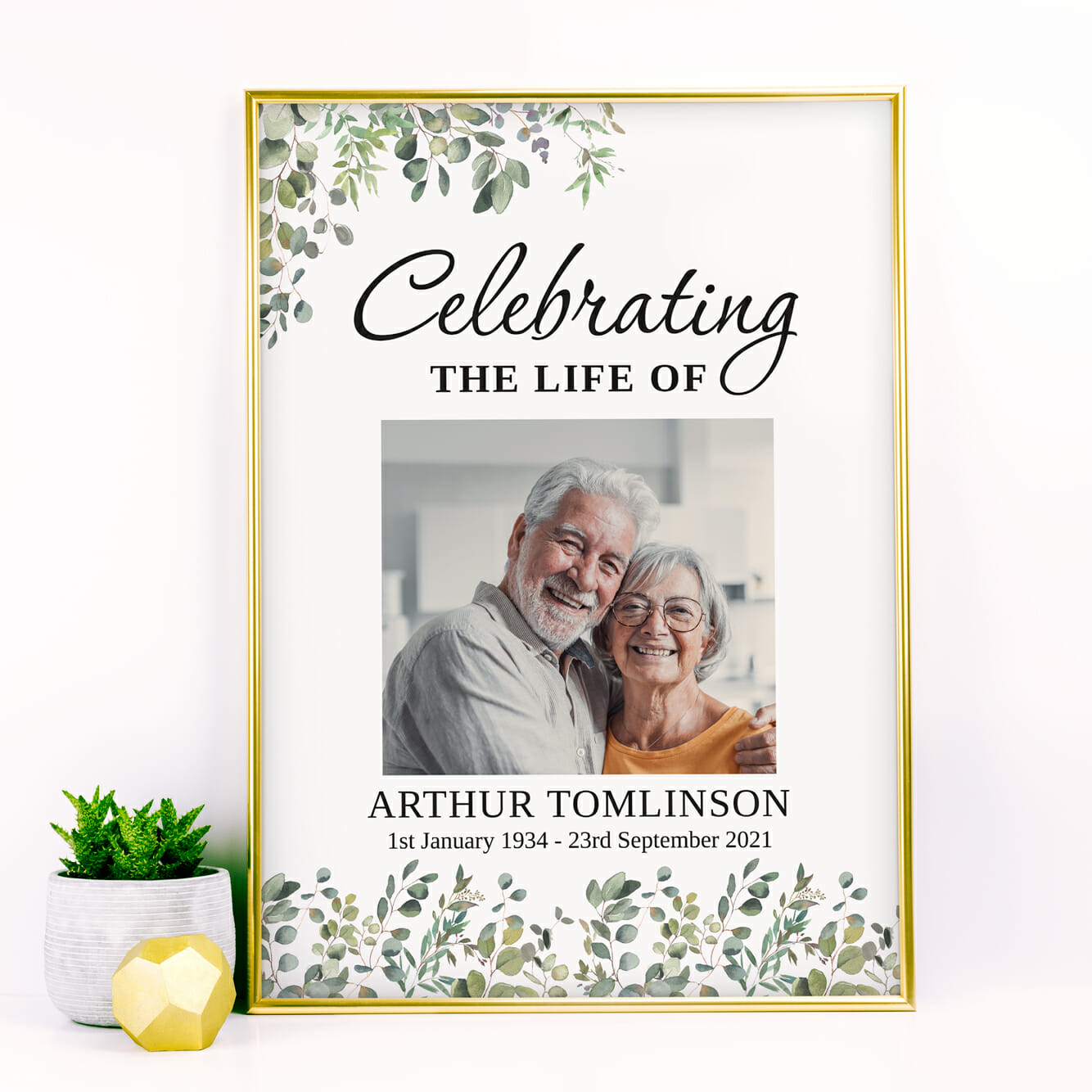 Funeral memory board  56