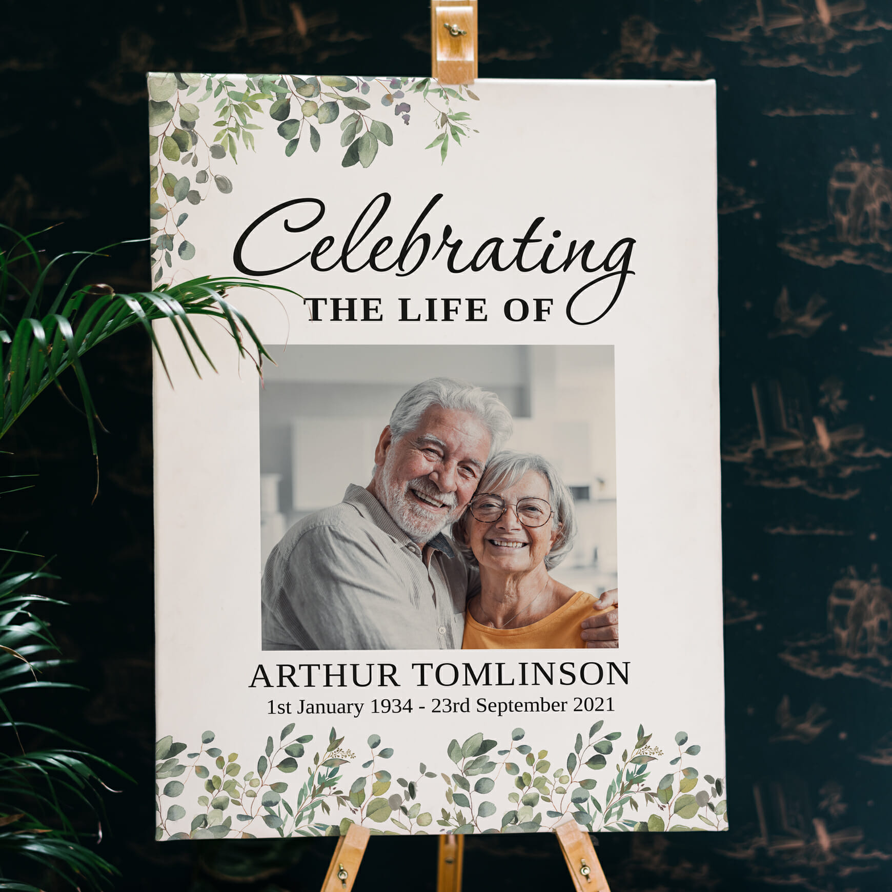 Funeral memory board  55