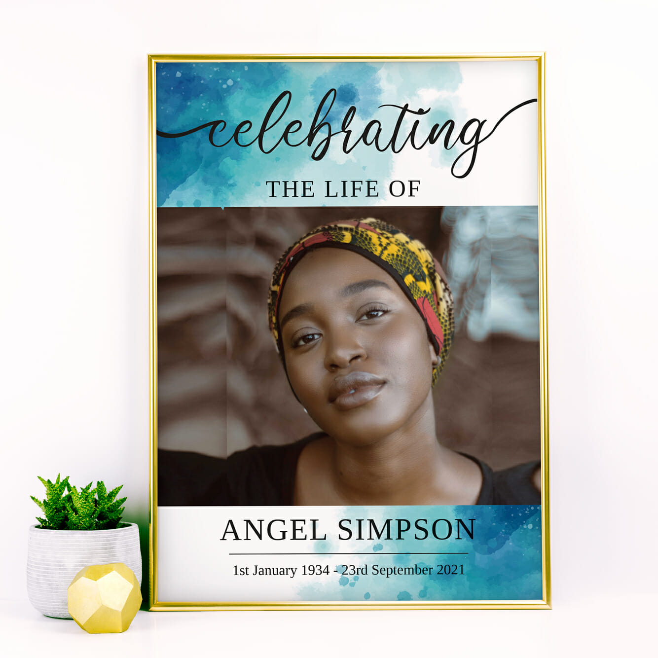 Funeral memory board  21
