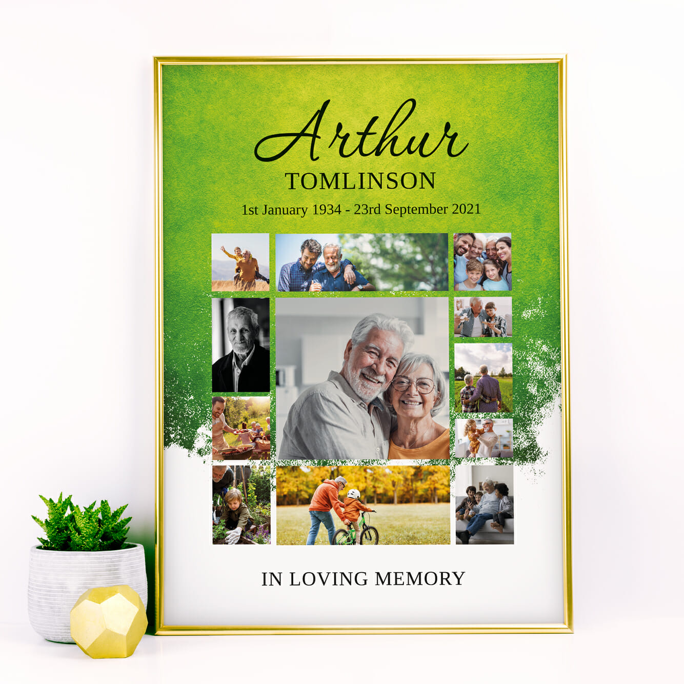 Funeral memory board  13