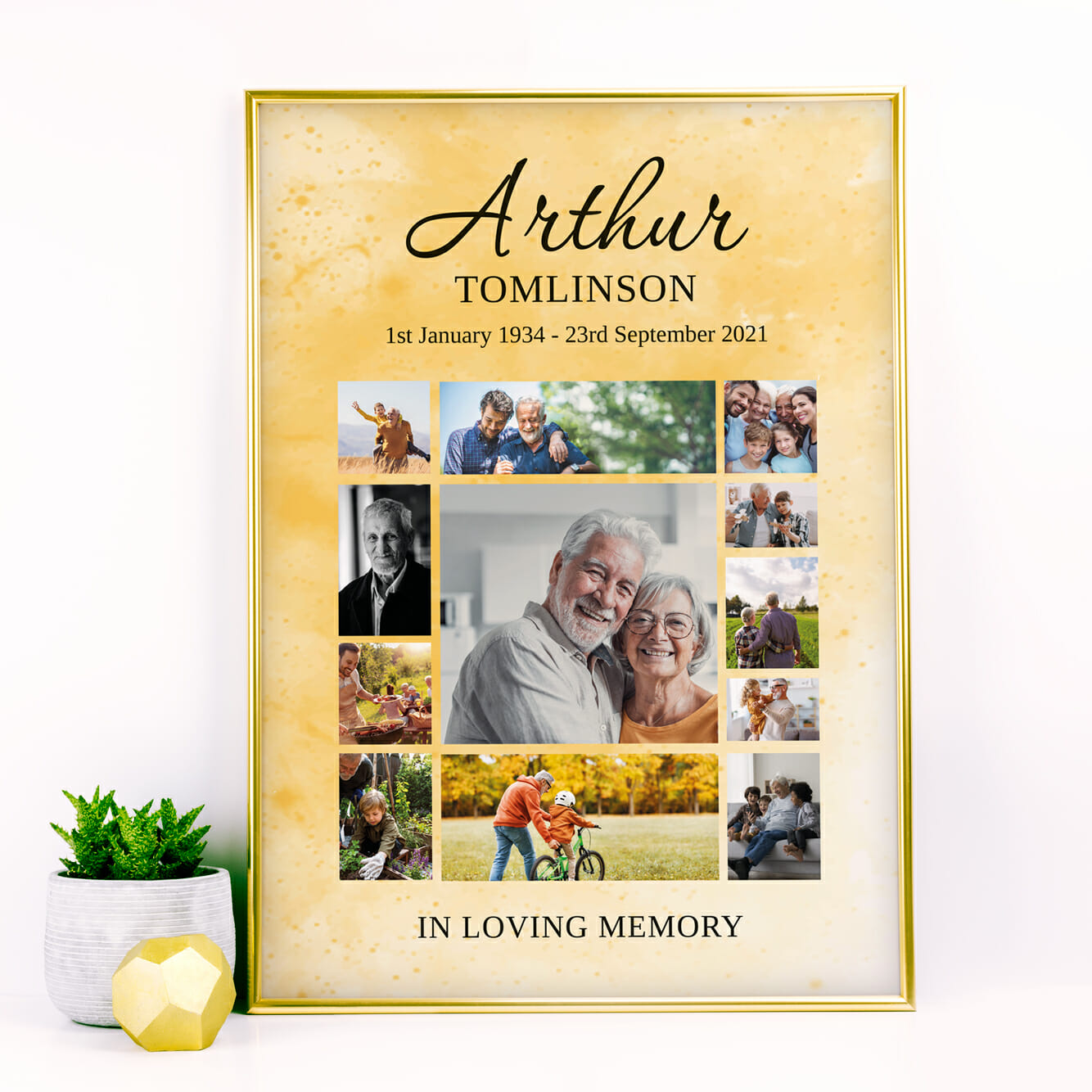 Funeral memory board  54