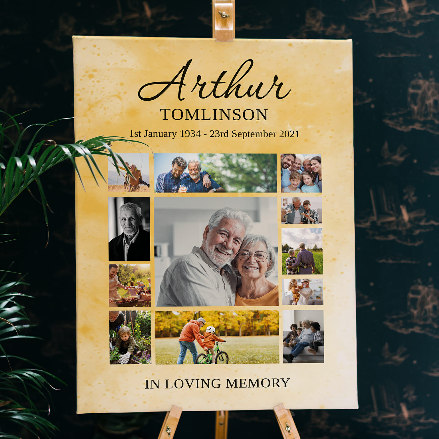 Funeral memory board  53