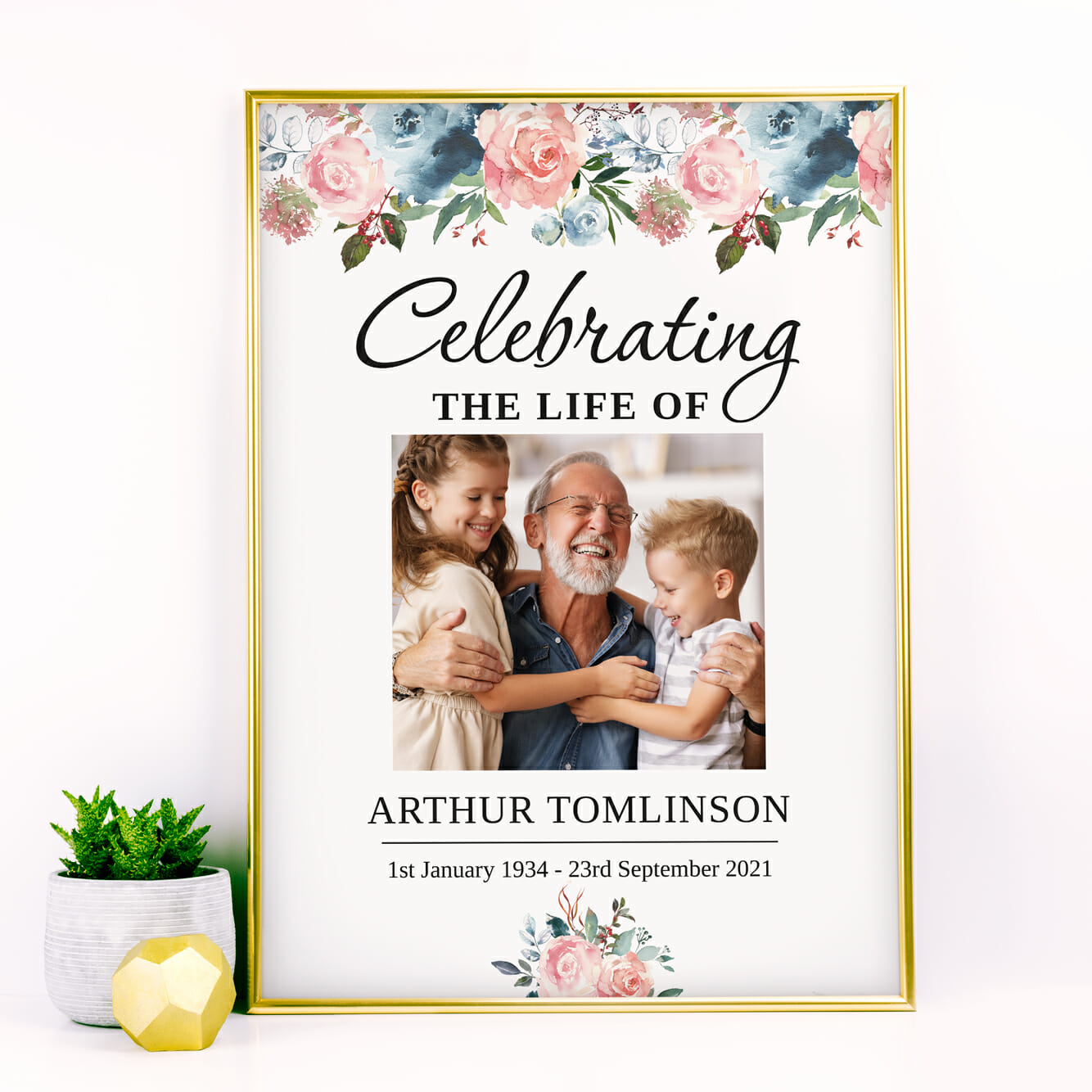 Funeral memory board  52